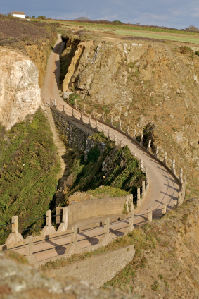 Bridge crossing on
                  Sark